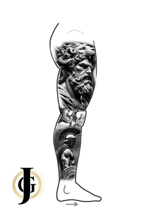 Outer/inner arm or leg sleeve