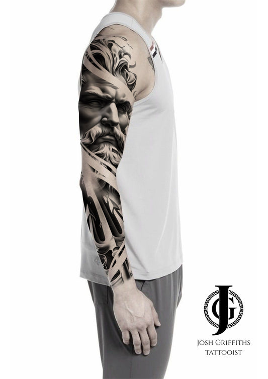1/1 Poseidon outer arm sleeve 50% deposit